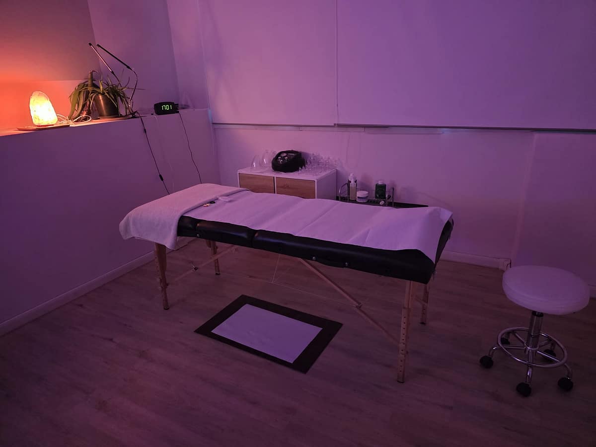 Stanza reale con lettino nello studio Oasi di Benessere