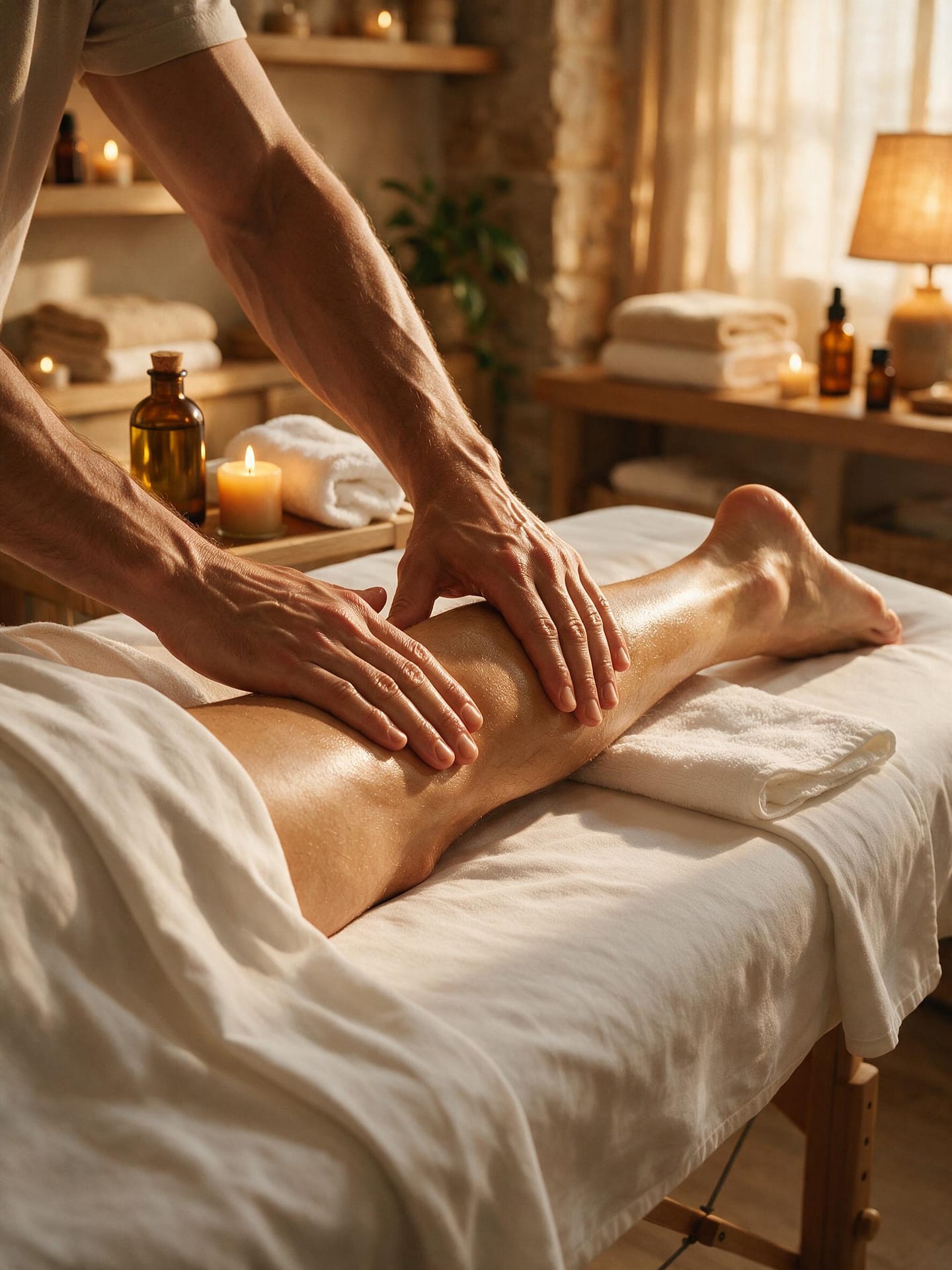 Massaggio drenante reale dedicato alle gambe
