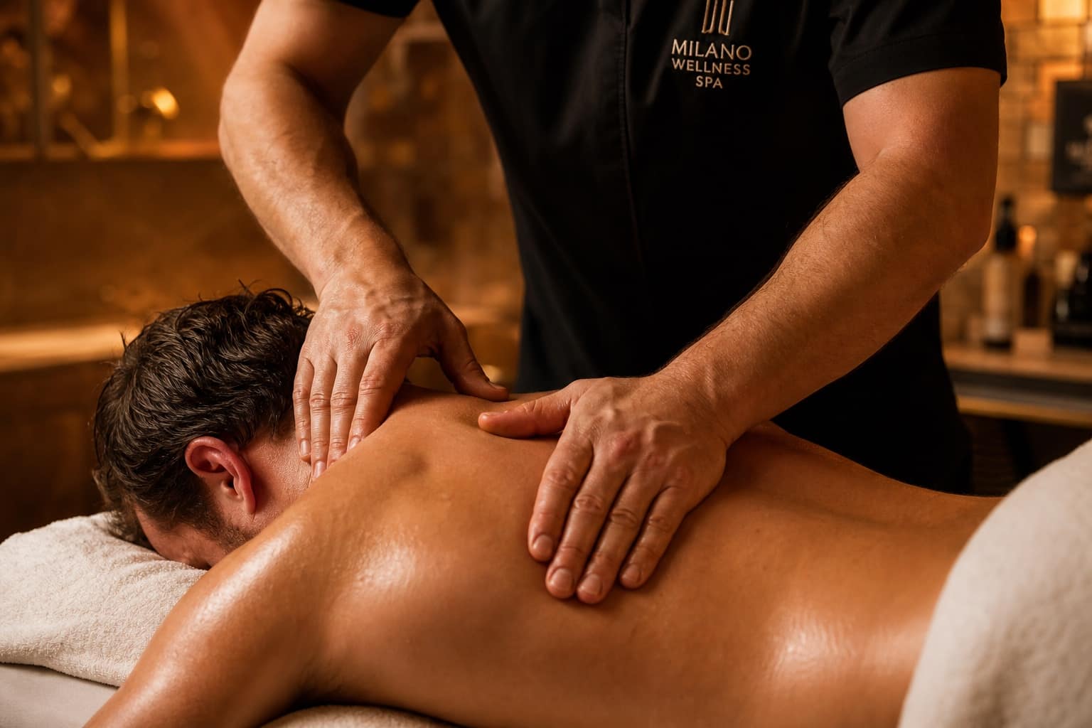 Massaggio personalizzato reale nello studio Oasi di Benessere